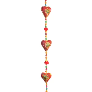 Red Heart Hanger Cloth 5 Hearts (100cm Long)